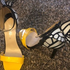 Unique One Of A Kind Black And Yellow Butterfly